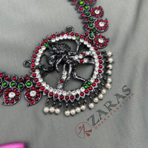Bharatanatyam kemp Necklace