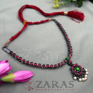 Bharatanatyam kemp Necklace
