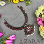 Bharatanatyam kemp Necklace