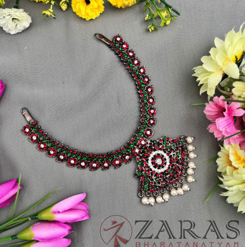 Bharatanatyam kemp Necklace