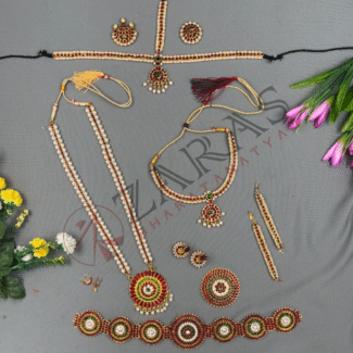 Bharatanatyam Dance Jewellery Full Set Kemp