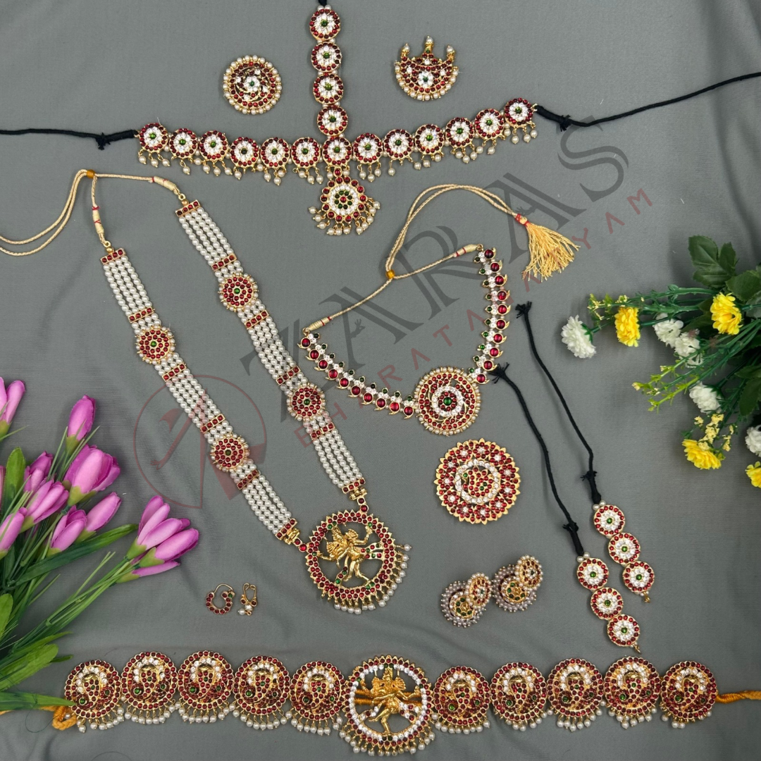 Bharatanatyam Dance Jewellery Kemp Set