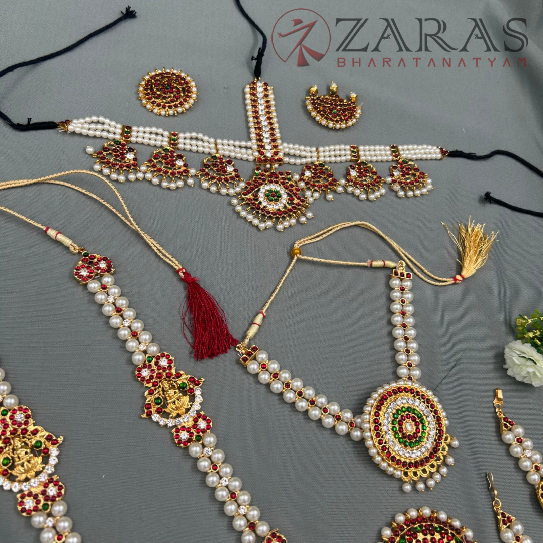 Bharatanatyam Dance Jewellery Kemp Set