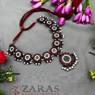 Bharatanatyam kemp Necklace