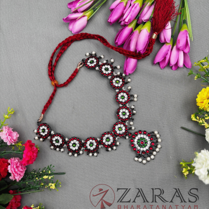 Bharatanatyam kemp Necklace