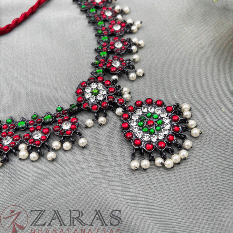 Bharatanatyam kemp Necklace