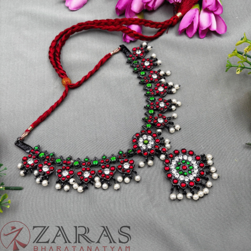 Bharatanatyam kemp Necklace