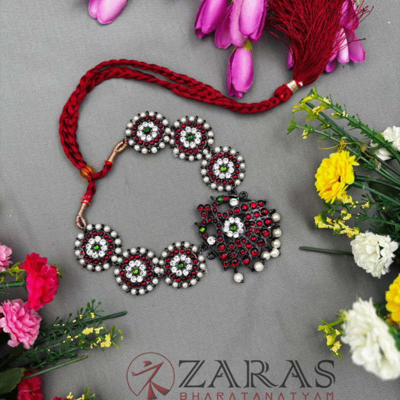 Bharatanatyam kemp Necklace