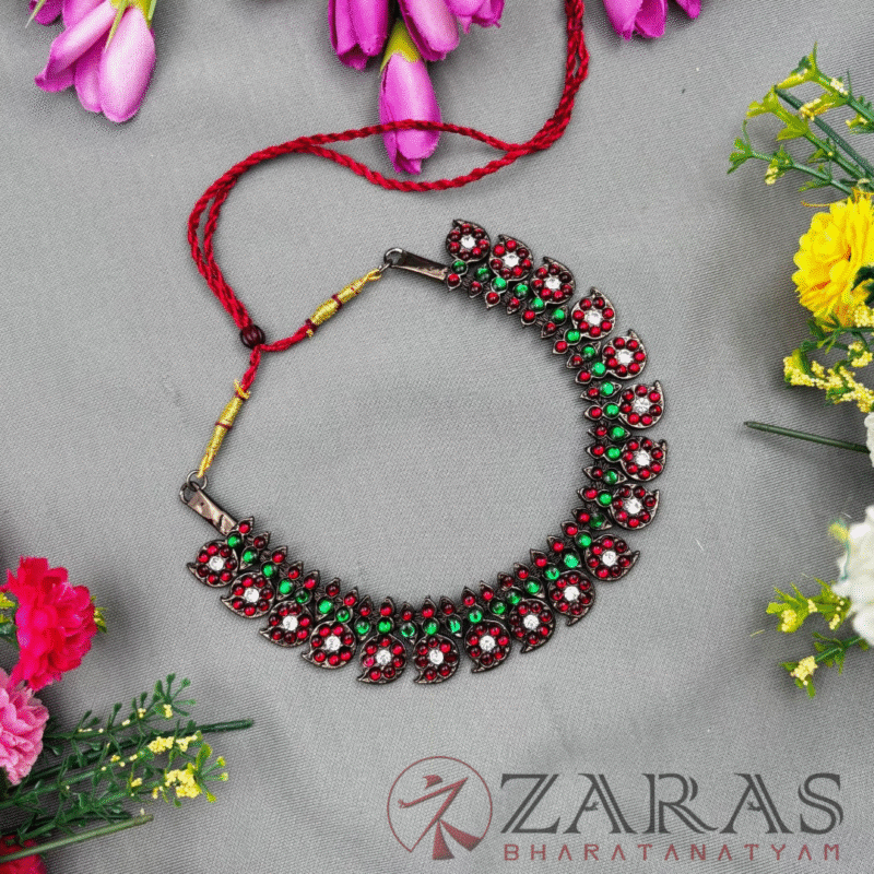 Bharatanatyam kemp Necklace