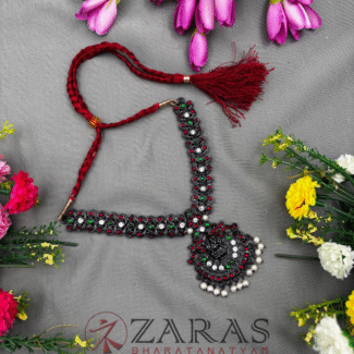 Bharatanatyam kemp Necklace