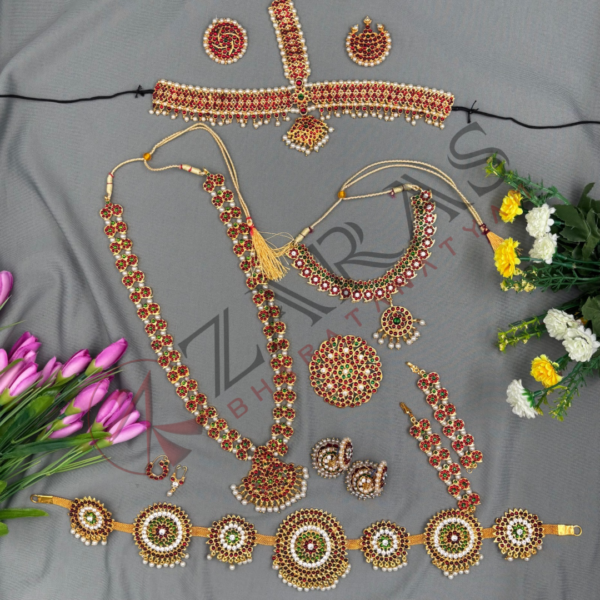 Bharatanatyam Dance Jewellery Kemp Set