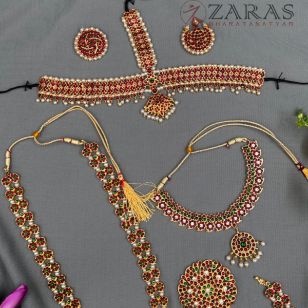 Bharatanatyam Dance Jewellery Kemp Set