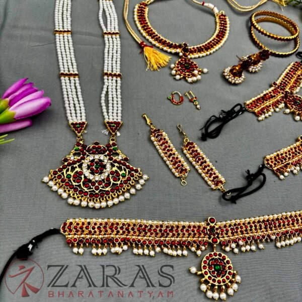 Bharatanatyam Dance Jewellery Kemp Set