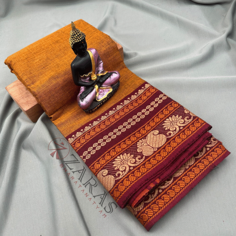 Bharatanatyam Dance Practice Saree