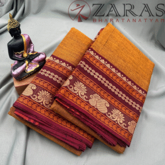 Bharatanatyam Dance Practice Saree