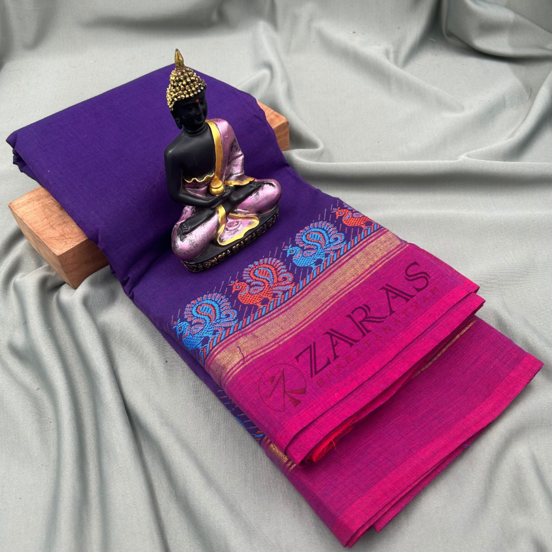 Bharatanatyam Dance Practice Saree
