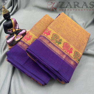Bharatanatyam Dance Practice Saree