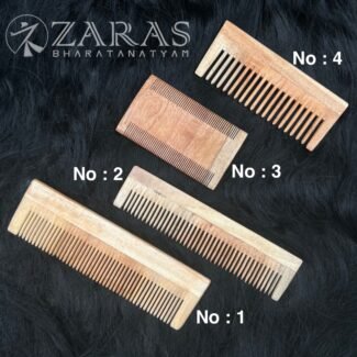 Bharatanatyam hair accessories wood comb