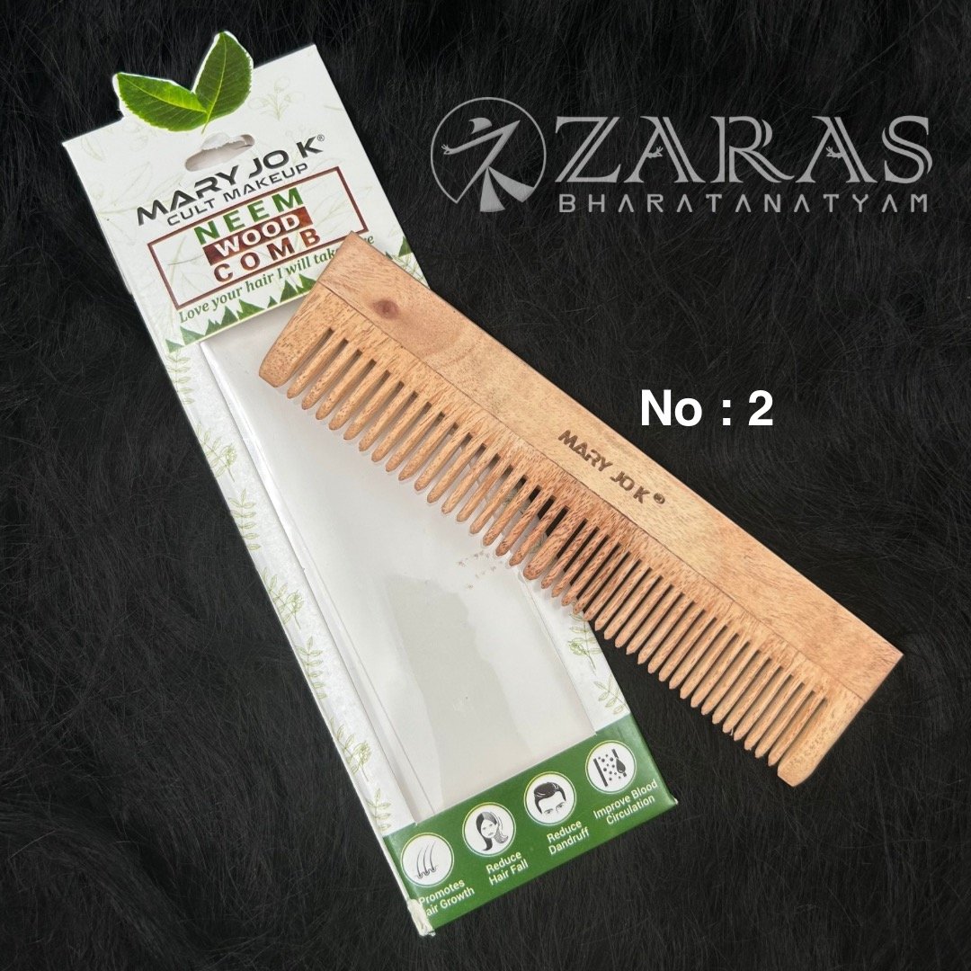 Bharatanatyam hair accessories wood comb