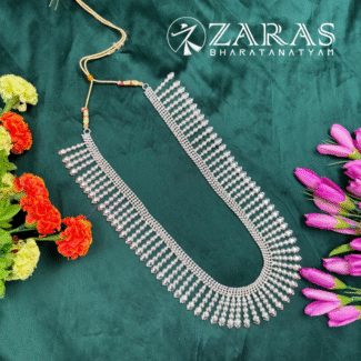 Bharatanatyam Dance Silver Jewellery Haaram