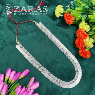 Bharatanatyam Dance Silver Jewellery Haaram