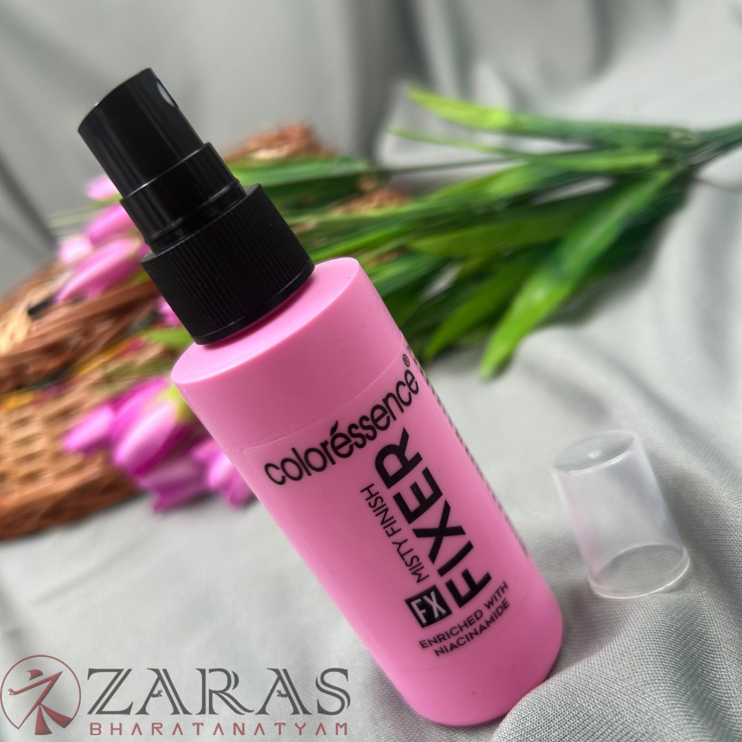 Bharatanatyam makeup product Misty Finish Fixer