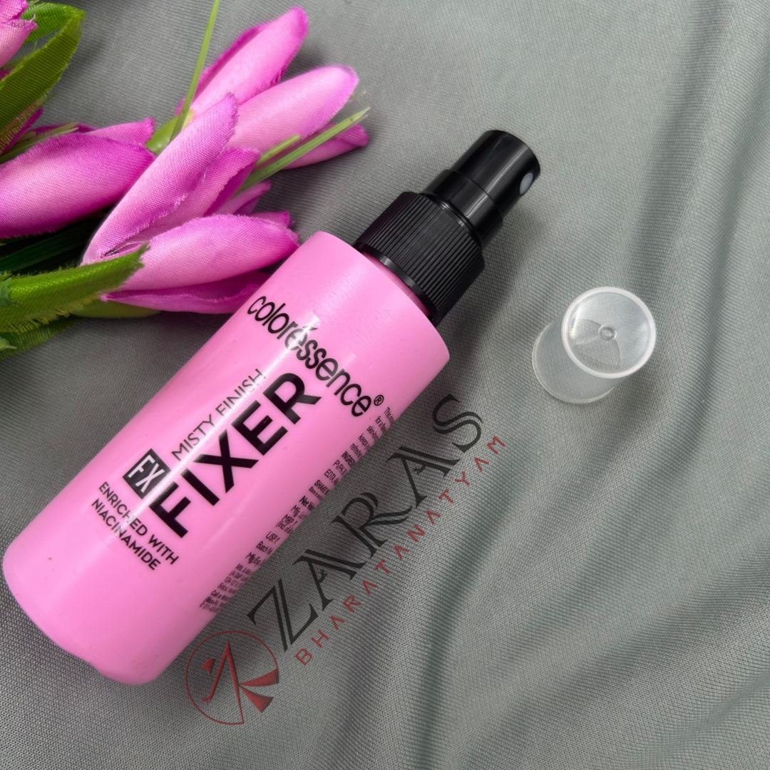 Bharatanatyam makeup product Misty Finish Fixer