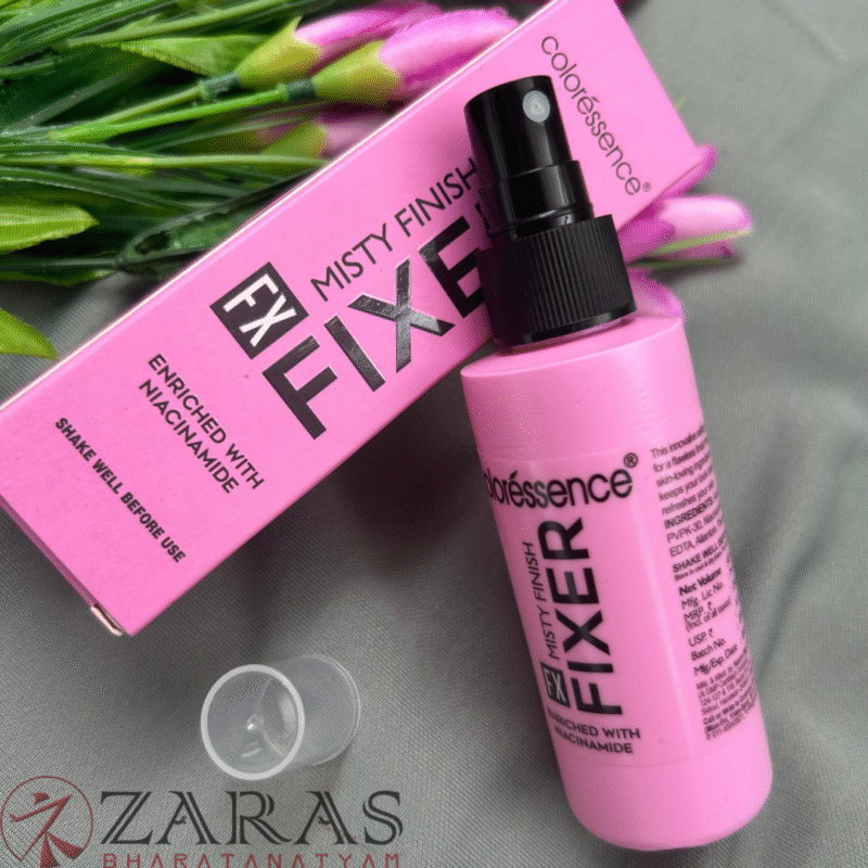Bharatanatyam makeup product Misty Finish Fixer