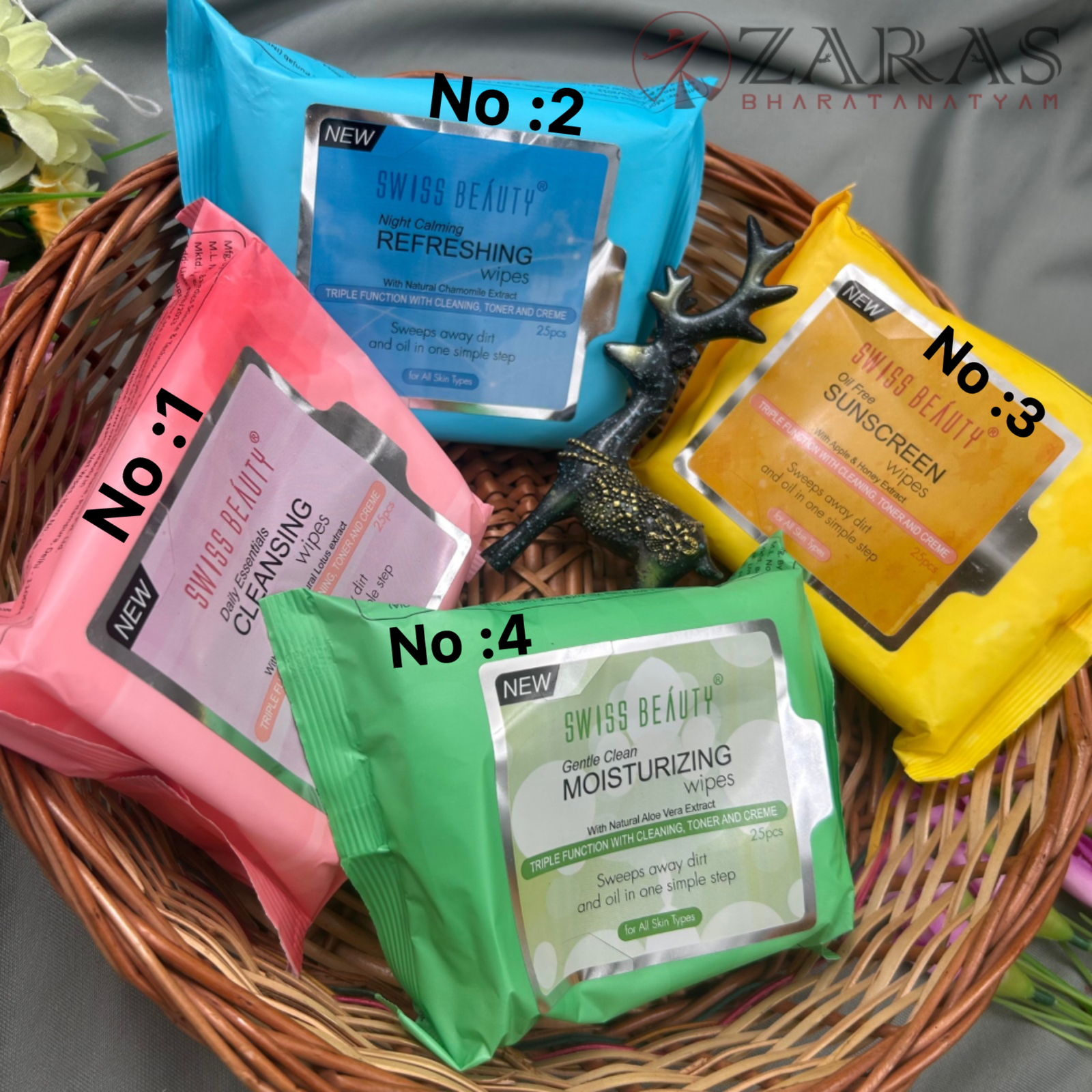 Bharatanatyam Dance Makeup Products - Wipes