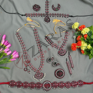 Bharatanatyam Dance Jewellery Kemp Set