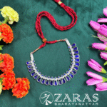 Bharatanatyam dance silver Necklace