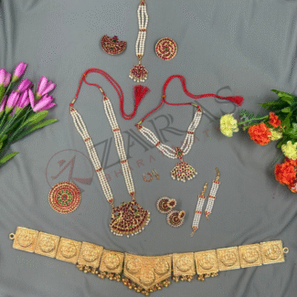 Bharatanatyam Dance Jewellery Kemp Set