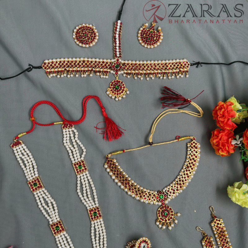 Bharatanatyam Dance Jewellery Kemp Set