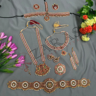 Bharatanatyam Dance Jewellery Kemp Set