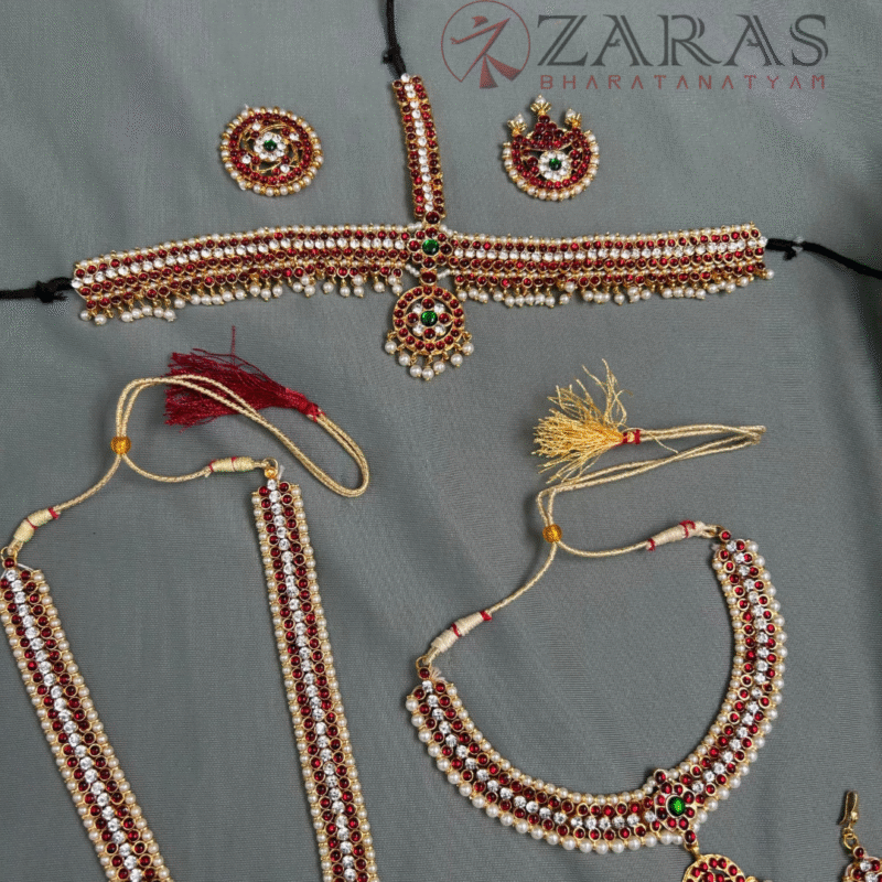 Bharatanatyam Dance Jewellery Kemp Set