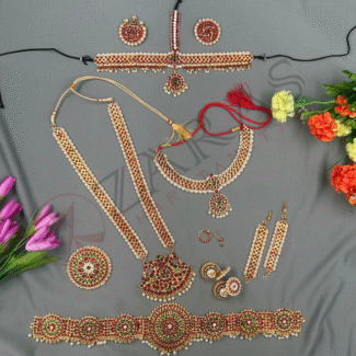 Bharatanatyam Dance Jewellery Kemp Set