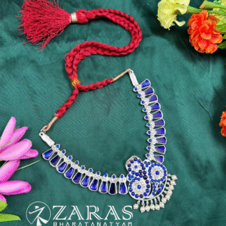 Bharatanatyam dance silver Necklace