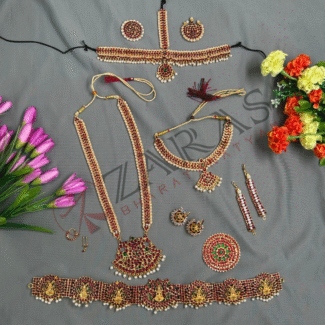 Bharatanatyam Dance Jewellery Kemp Set
