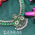 Bharatanatyam dance silver Necklace