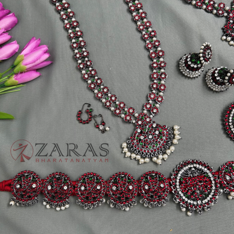 Bharatanatyam Dance Jewellery Kemp Set