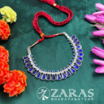 Bharatanatyam dance silver Necklace