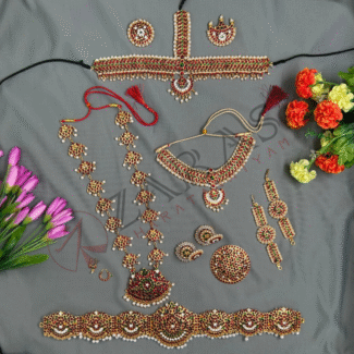 Bharatanatyam Dance Jewellery Kemp Set