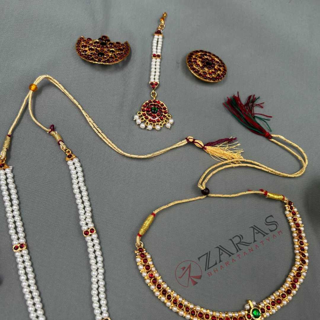 Bharatanatyam Dance Jewellery Kemp Set