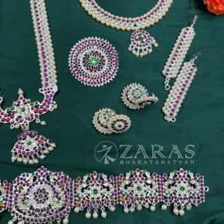 Bharatanatyam Dance Jewellery Kemp Set