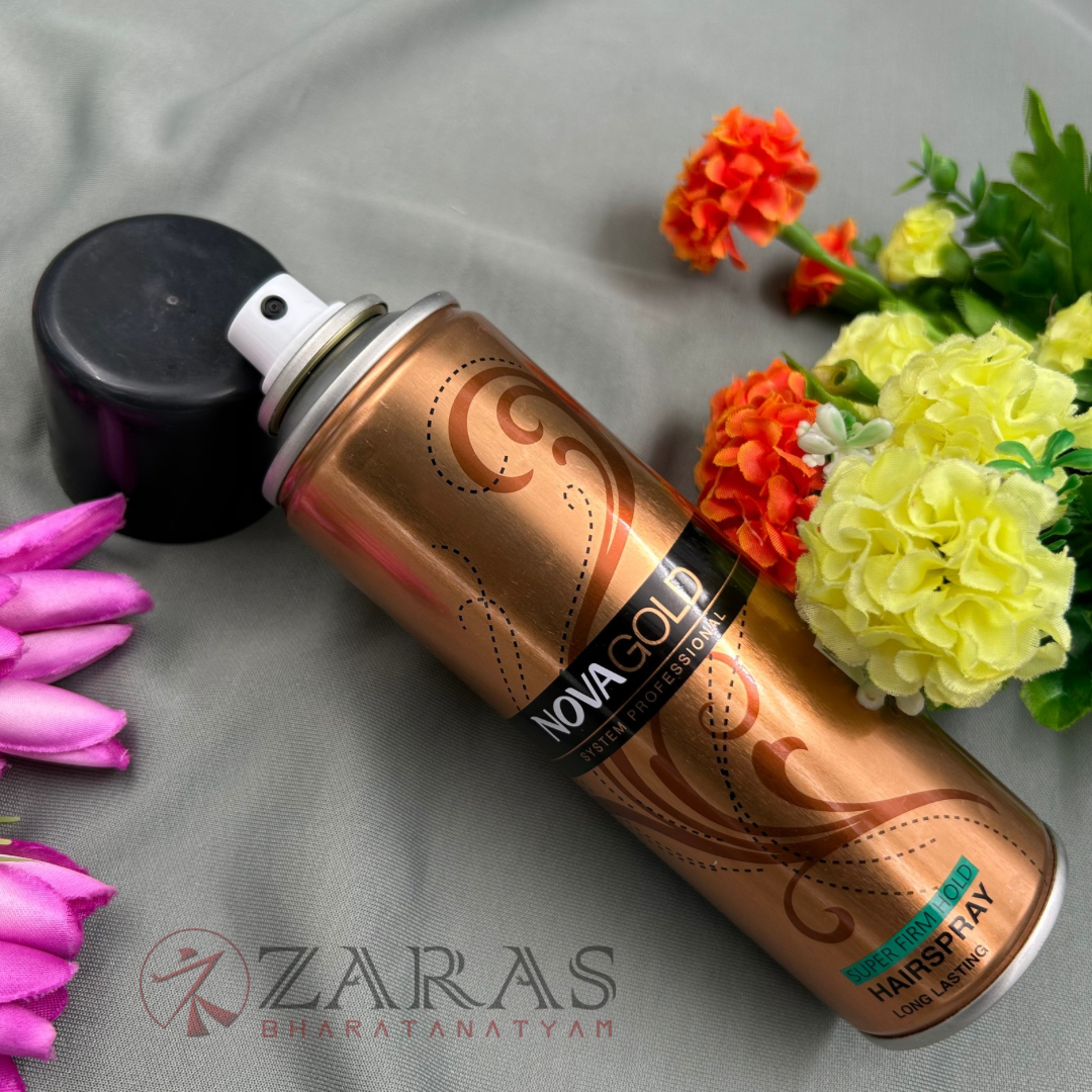 Bharatanatyam Makeup Products Hair Fixing spray