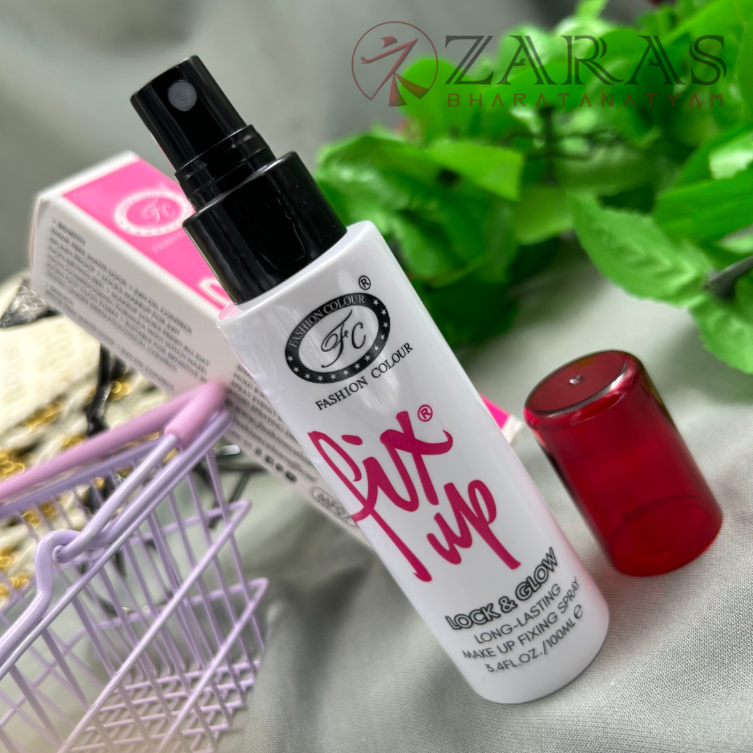 Bharatanatyam makeup product Misty Finish Fixer