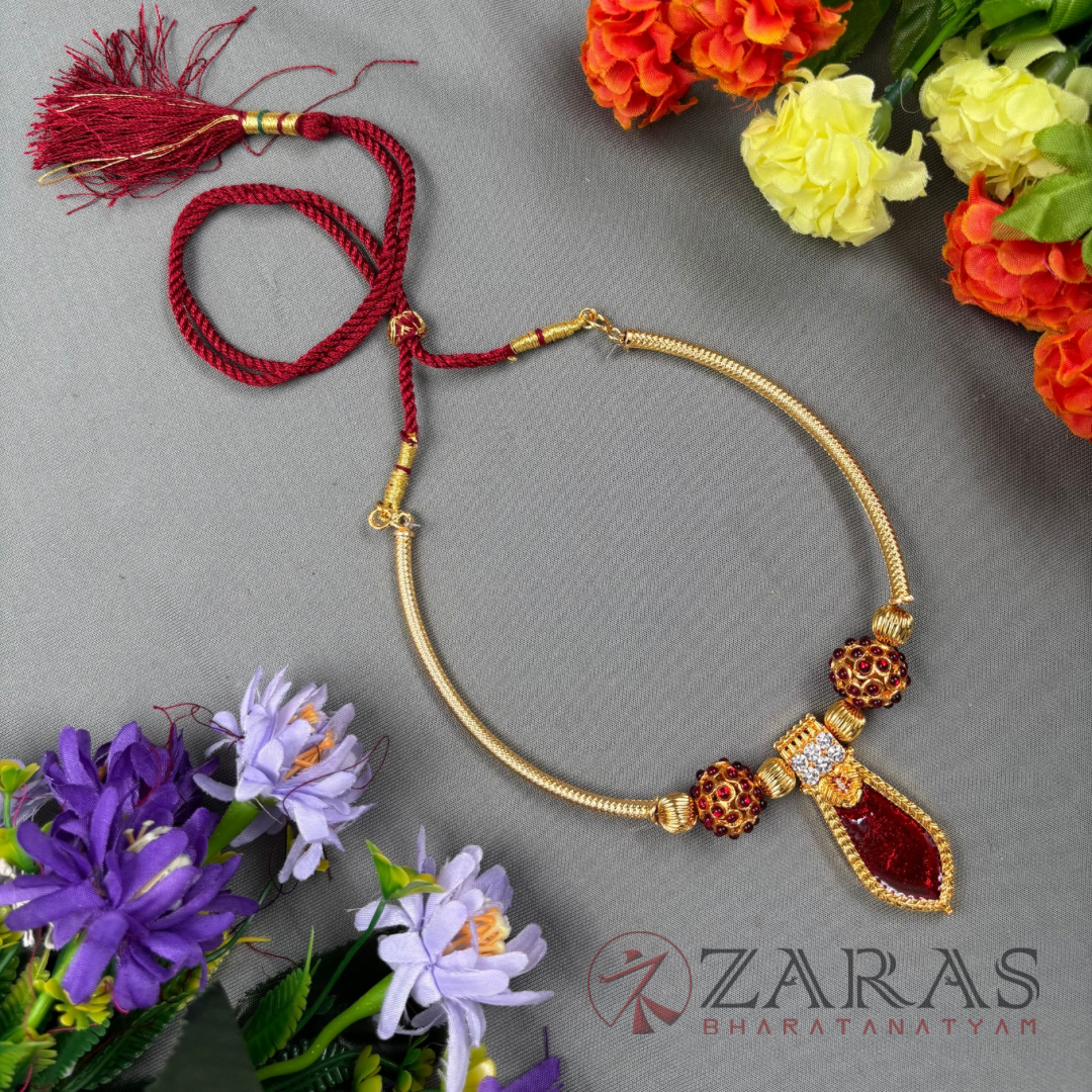 Bharatanatyam Dance Jewellery Necklace Bharatanatyam Dance Jewellery Necklace