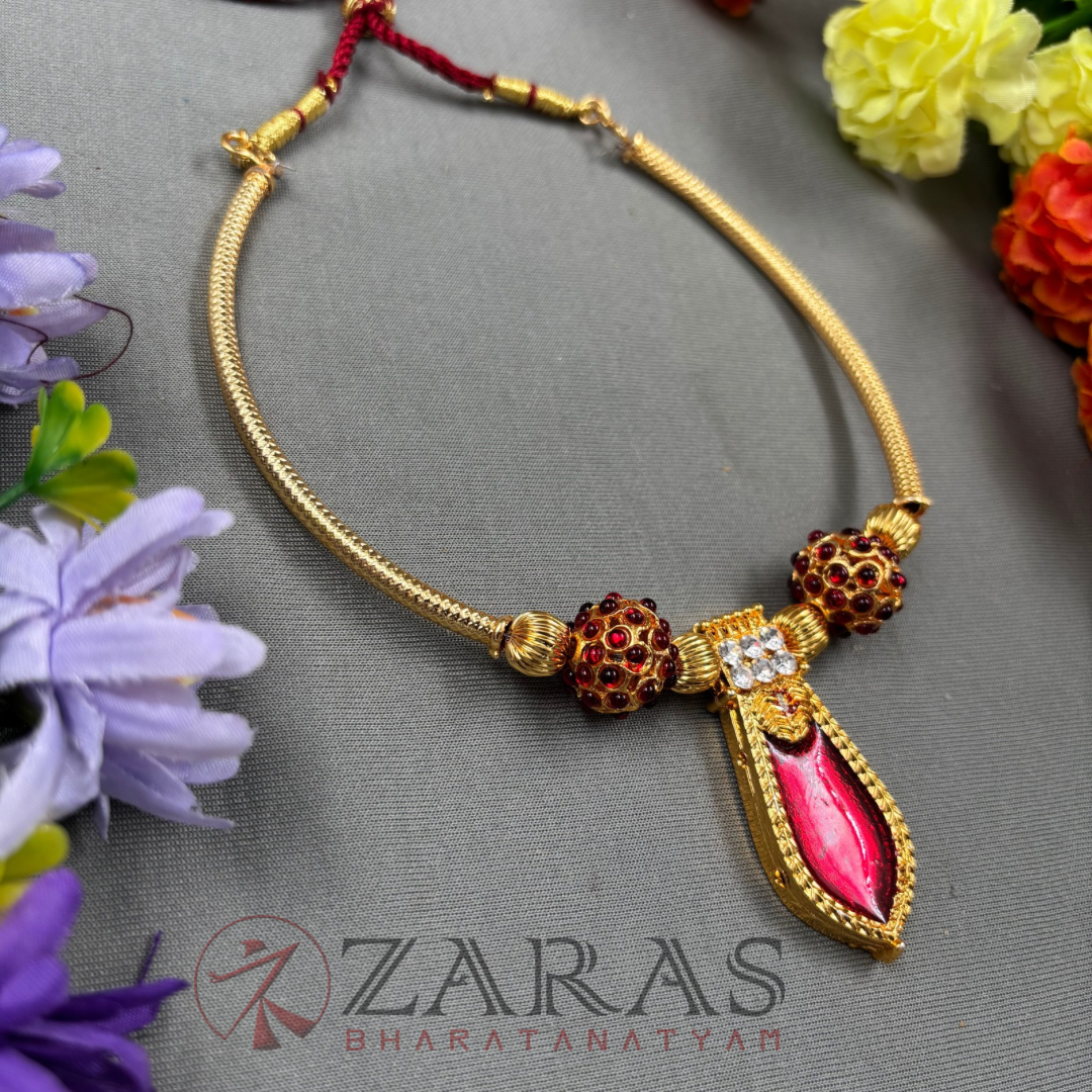Bharatanatyam Dance Jewellery Necklace Bharatanatyam Dance Jewellery Necklace