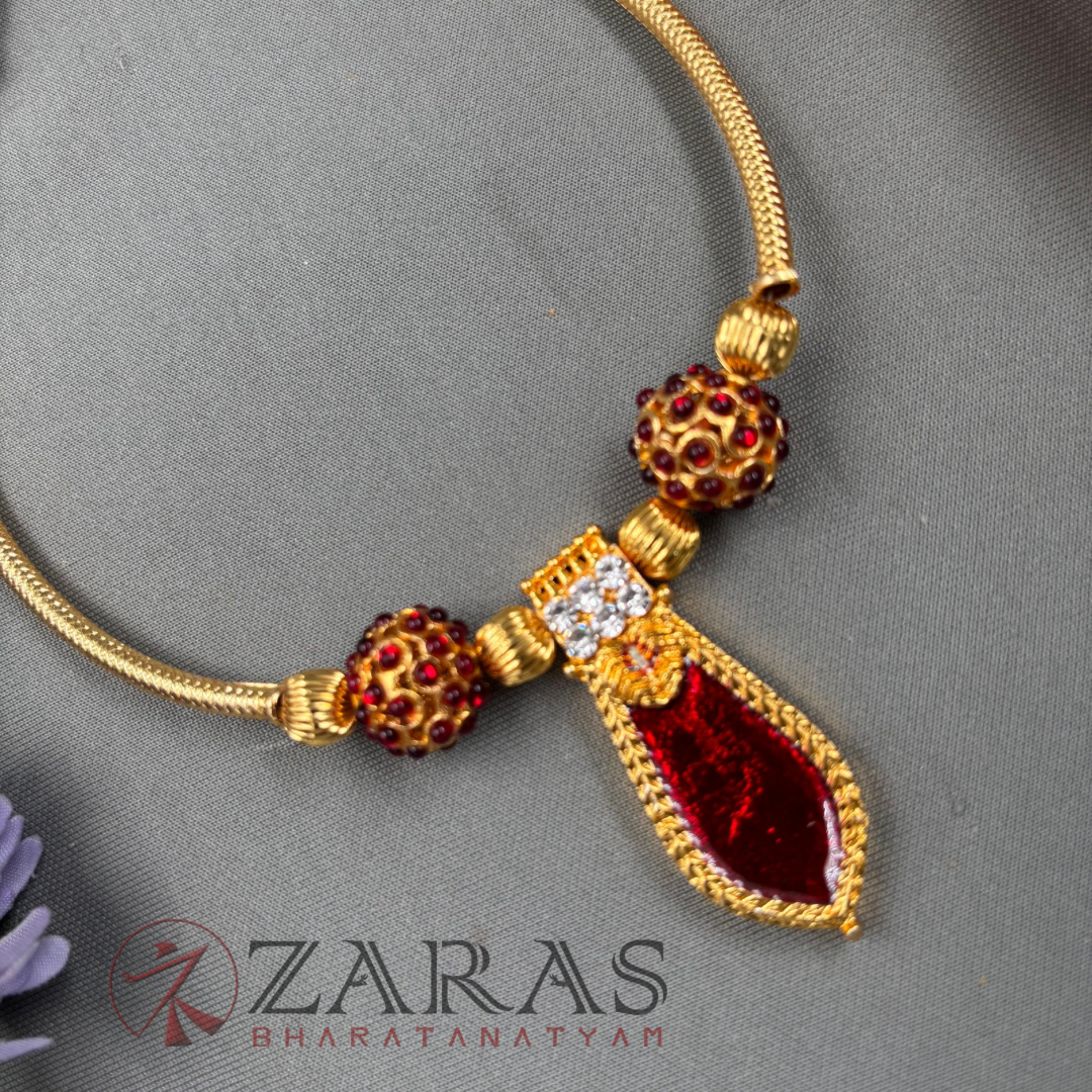 Bharatanatyam Dance Jewellery Necklace Bharatanatyam Dance Jewellery Necklace