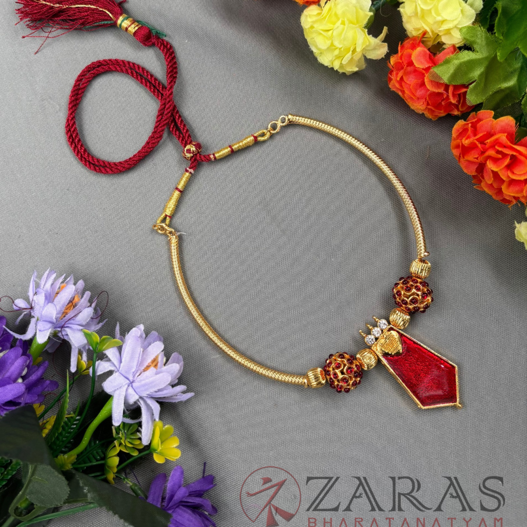 Bharatanatyam Dance Jewellery Necklace Bharatanatyam Dance Jewellery Necklace